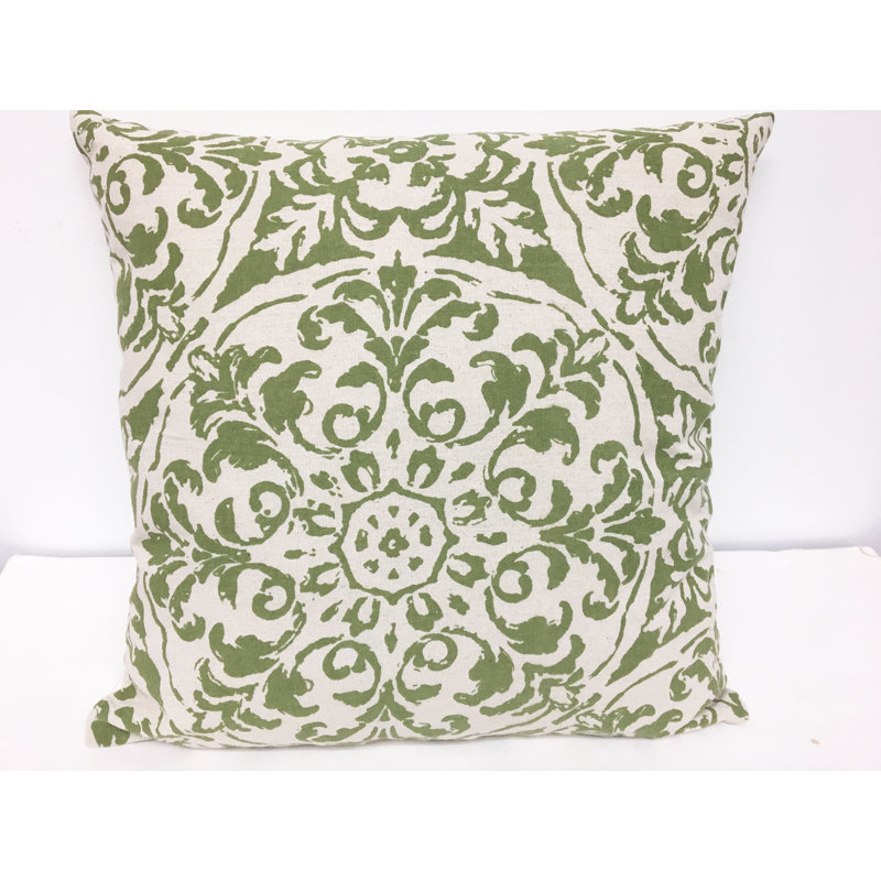 Bungalow Rose Glossop Floral Linen Pillow Cover & Reviews Wayfair